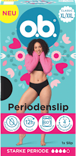 Periodenunterwäsche Slip schwarz Gr. XL/XXL o.b.