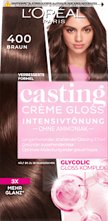 Pflegende Intensivtönung - Nr. 400 Braun L'ORÉAL PARiS CASTING Crème Gloss