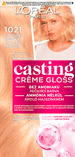 barva na vlasy Kokosová pusinka 1021 L'ORÉAL PARiS CASTING Crème Gloss
