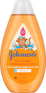 Bąbelkowy płyn do mycia ciała i włosów Bubble  Johnson's baby