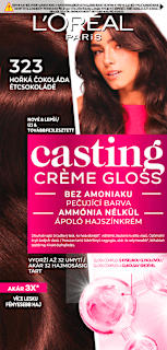 barva na vlasy Hořká čokoládová 323 L'ORÉAL PARiS CASTING Crème Gloss