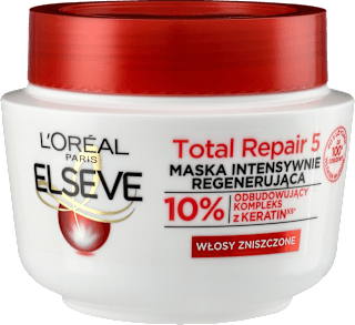 Total Repair 5 Maska Regenerująca do włosów zniszczonych  L'ORÉAL PARiS ELSEVE