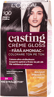 Vopsea păr 100 negru intens L'ORÉAL PARiS CASTING Crème Gloss