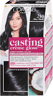 Боя за коса без амоняк, Nr.210 Blue Black L'ORÉAL PARiS CASTING Crème Gloss