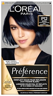 Farba do włosów P12 SEOUL Intensywna Granatowa Czerń L'ORÉAL PARiS PRÉFÉRENCE