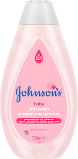 Pink delikatny żel do mycia ciała  Johnson's baby