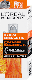 Očný roll-on Hydra Energetic 5 Eye Fatique Eraser L'ORÉAL PARiS MEN EXPERT
