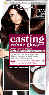 Vopsea păr R/H 323  ciocolată neagră L'ORÉAL PARiS CASTING Crème Gloss