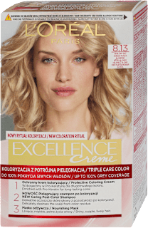 Farba do włosów 8.13 Perłowy Beż L'ORÉAL PARiS EXCELLENCE Creme