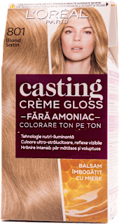 Vopsea păr 801 blond satin L'ORÉAL PARiS CASTING Crème Gloss