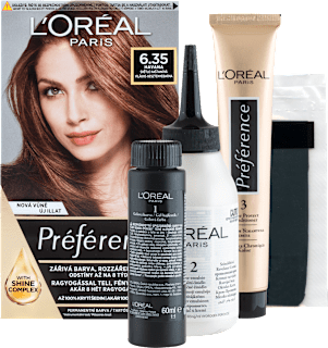 Vopsea permanentă 6.35  L'ORÉAL PARiS PRÉFÉRENCE