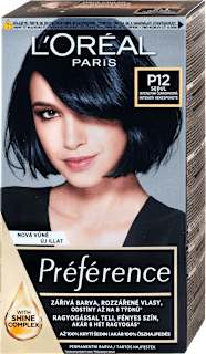 barva na vlasy Blue Black Pearl intenzivní černomodrá P12 L'ORÉAL PARiS PRÉFÉRENCE