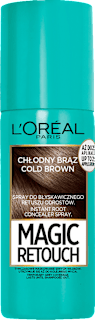 Spray do retuszu odrostów, chłodny brąz L'ORÉAL PARiS MAGIC RETOUCH