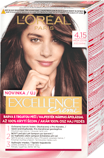 barva na vlasy Hnědá ledová 4.15 L'ORÉAL PARiS EXCELLENCE Creme