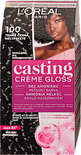 Hajszínező, mélyfekete 100 L'ORÉAL PARiS CASTING Crème Gloss