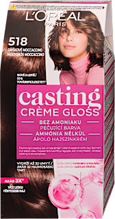 Hajszínező, mogyorós mochaccino 518 L'ORÉAL PARiS CASTING Crème Gloss