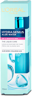 Флуид за суха и чувствителна кожа Hydra Genius Aloe Water L'ORÉAL PARiS