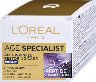 Cremă cu efect restaurator Age Specialist 55+ pentru noapte L'ORÉAL PARiS