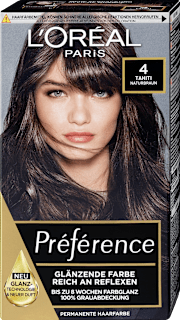 Permanente Haarfarbe - Nr. 4 Tahiti Naturbraun L'ORÉAL PARiS PRÉFÉRENCE