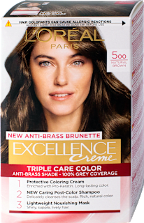 Boja za kosu - 5 Natural Brown L'ORÉAL PARiS EXCELLENCE Creme