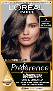 Premium-Intensiv-Glanz Farbe - Nr. 3 Brasilia/Dunkles Naturbraun L'ORÉAL PARiS PRÉFÉRENCE