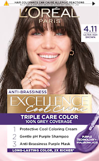 Vopsea de păr permanentă cu amoniac 4.11 L'ORÉAL PARiS EXCELLENCE Creme