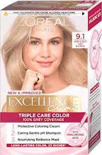 Boja za kosu - 9.1 Very Light Ash Blonde L'ORÉAL PARiS EXCELLENCE Creme