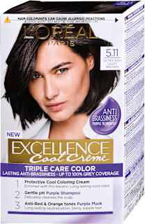 Boja za kosu – 5.11 Ultra Ash Light Brown L'ORÉAL PARiS EXCELLENCE Creme