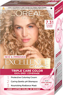 Boja za kosu - 7.31 Dark Caramel Blonde L'ORÉAL PARiS EXCELLENCE Creme