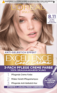 Haarfarbe Cool Creme 8.11 Hellblond  L'ORÉAL PARiS EXCELLENCE Creme