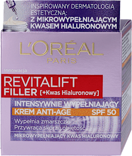 Revitalift Filler Intensywnie Wypełniający Krem Anti-Age na Dzień SPF 50  L'ORÉAL PARiS