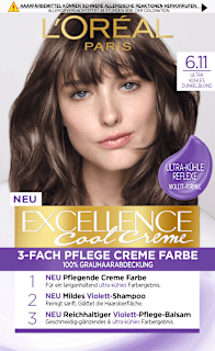Boja za kosu – 6.11 Ultra Ash Dark Blonde L'ORÉAL PARiS EXCELLENCE Creme