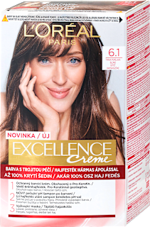 Farba na vlasy - 6.1 tmavá blond popolavá L'ORÉAL PARiS EXCELLENCE Creme