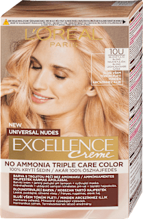 barva na vlasy Nudes Nejsvětlejší blond 10U L'ORÉAL PARiS EXCELLENCE Creme
