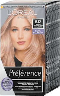 Farba na vlasy - 8.12 Cool Blondes studená svetlá blond L'ORÉAL PARiS PRÉFÉRENCE