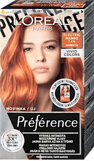 VIVID COLORS barva na vlasy 7.434 elect mango L'ORÉAL PARiS PRÉFÉRENCE