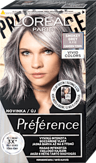 Farba na vlasy Vivid Colors - 9.112 Smokey Grey Camden Town L'ORÉAL PARiS PRÉFÉRENCE
