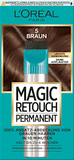 Ansatzset zur Abdeckung von grauem Haar, 5 Braun L'ORÉAL PARiS MAGIC RETOUCH