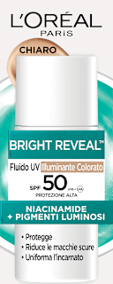 Fluido viso UV Bright Reveal illuminante SPF50 - colorazione chiara L'ORÉAL PARiS