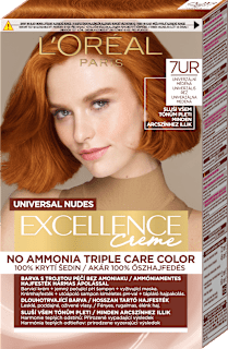 Farba na vlasy Universal Nudes - 7UR univerzálna medená L'ORÉAL PARiS EXCELLENCE Creme