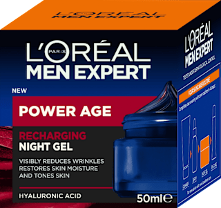 Nočný pleťový gél Power Age Recharging L'ORÉAL PARiS MEN EXPERT