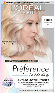 Haartoner 01 Platinum Ice L'ORÉAL PARiS PRÉFÉRENCE