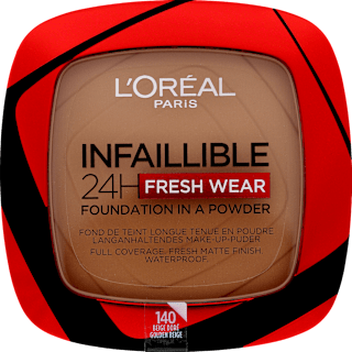 INFAILLIBLE 24H FRESH WEAR kompaktni puder – 140 Neutral  L'ORÉAL PARiS