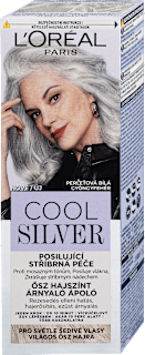 barva na vlasy Cool Silver, perleťová bílá L'ORÉAL PARiS