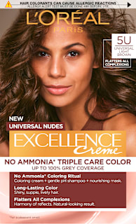 Barva za lase, 5U Univerzalno svetlo rjava L'ORÉAL PARiS EXCELLENCE Creme