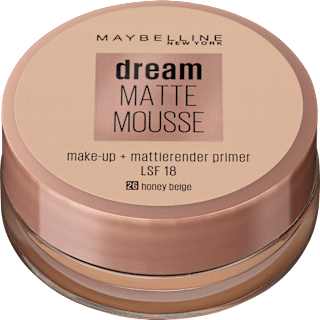 Primer Dream Matte Mousse, LSF 18, 26 Honey Beige MAYBELLINE NEW YORK
