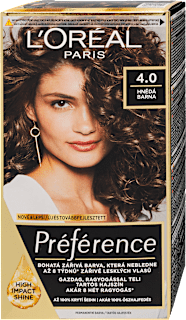 Tartós hajfesték, barna 4.0 L'ORÉAL PARiS PRÉFÉRENCE