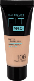 Fit me tečni puder – 106 Peach Beige MAYBELLINE NEW YORK