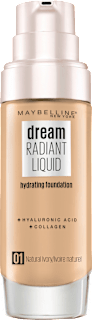 Foundation Dream Radiant Liquid 01 Natural Ivory MAYBELLINE NEW YORK