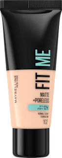 Foundation Fit Me Matte + Poreless 102 MAYBELLINE NEW YORK